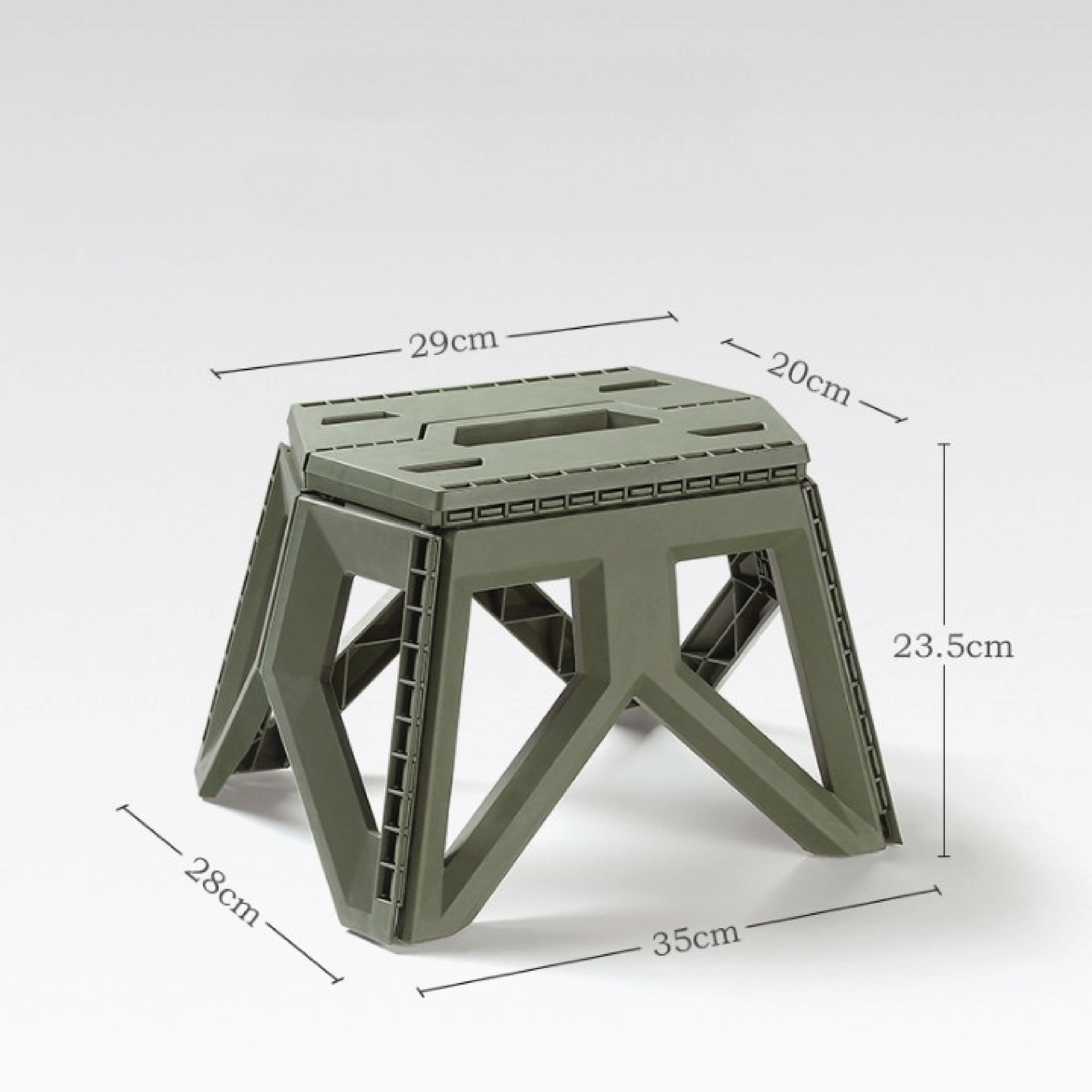 Trondheim Foldable Carry Stool: Convenient Handle, Strong Load Capacity