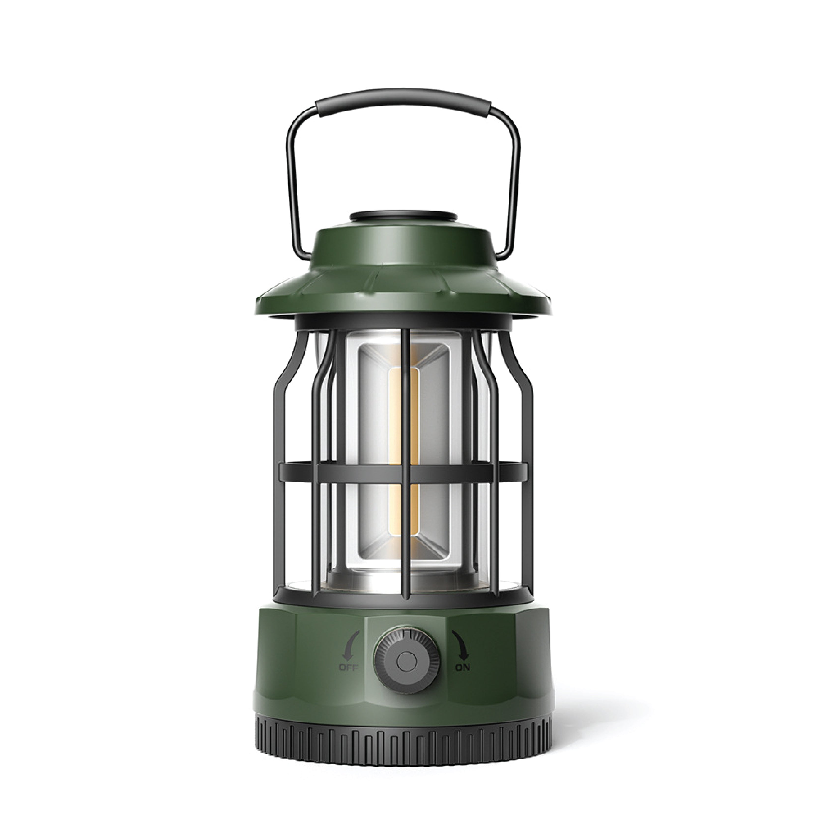 Kristiansund Rechargeable Lantern: Warm Yellow and White Light, Waterproof